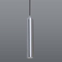 Gu10 Pendant with metal body and 2m suspension Chrome | FIORE 8653.11