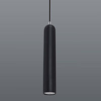 Gu10 Pendant with metal body and 2m suspension Sand Black | FIORE – 8653.30