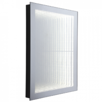 Steel and Glass Rectangular LED Infinity Mirror | ML057 LED