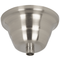 SATIN CHROME METAL CEILING CUP