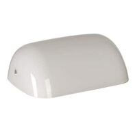 Glass Bankers Lamp Shade Cover Replacement (Milk White)