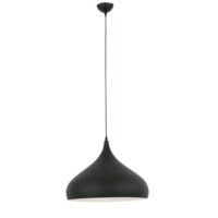 Matt Black Aluminium Pendant | PEN273/1 M/BK