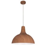 Metal Pendant Wood Finish | PEN375