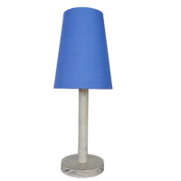 Wash Colour Side Lamp with Blue Lamp Shade – Set | WF78