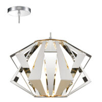Rai Pendant Stainless Steel E27 1x60w | JH201-CH