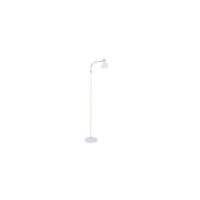 White Metal Flexi Head Floor Lamp | SL1098