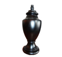 Solid Wood Dark Wooden Base Lamp Stand | WF48