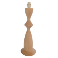 Solid Poplar Wood Table & Bedroom Lamp| WF64