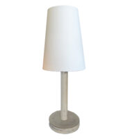 Solid Wash Colour Wood Lamp Stand+ White Colour Lamp Shade | WF78