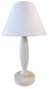 Solid Wood Lamp Stand+ White Colour Lamp Shade | WF129