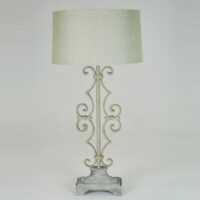 Corinthian Steel Table & Bedside Lamp | ATD447