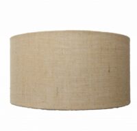 S138 Large Drum Size Lamp Shade | Hessian Material