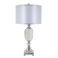 Pico Table Lamp + Crystal & Silver Shade | P75038PC2