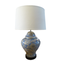 Lamp Blue & White + Lamp Shade | FL22-Y012D